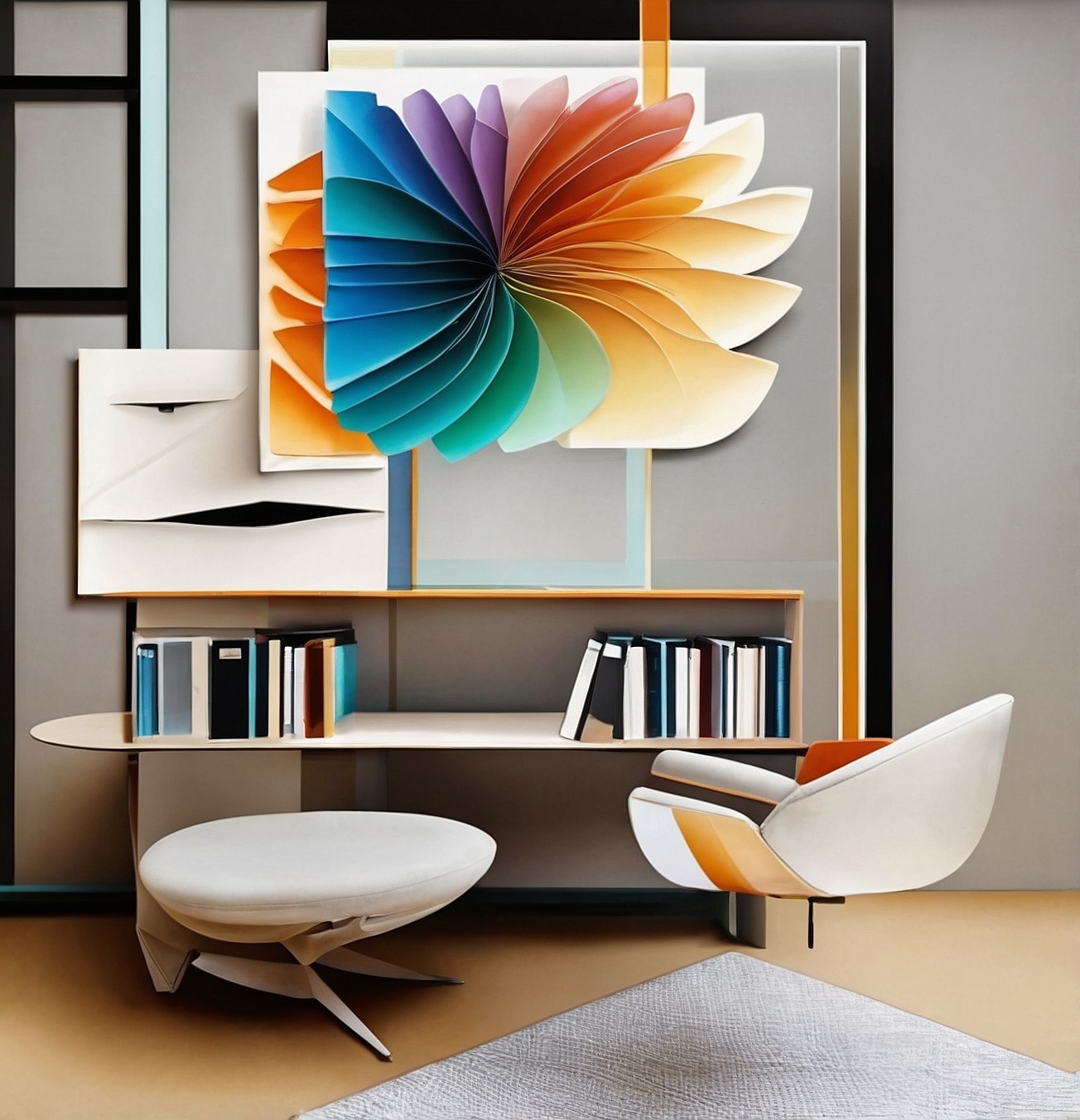Elegancia en soporte artístico